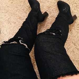Thigh high Jeffery Campbell heel boots
